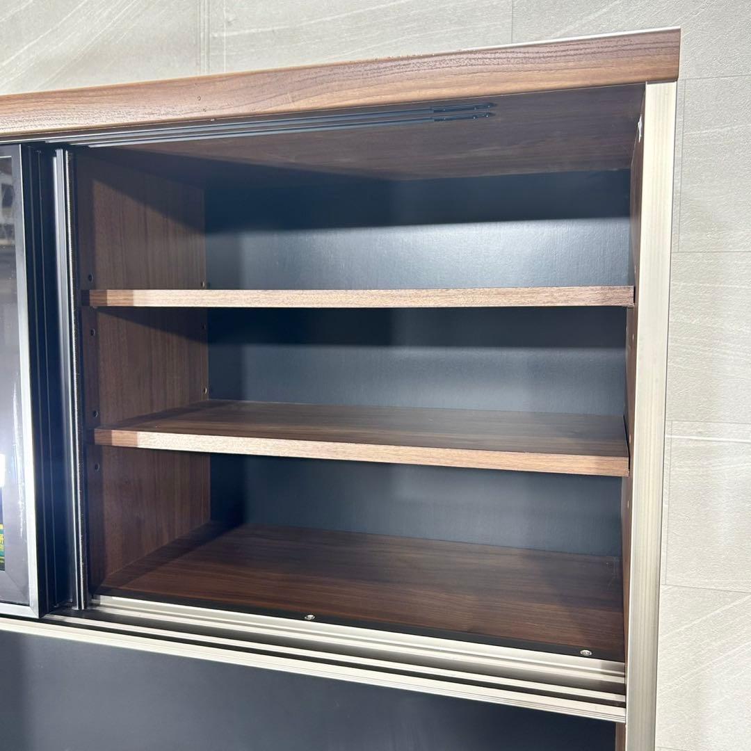 古賀家具 食器棚 幅120cm サンタナ 完成品 キッチンボード d5122