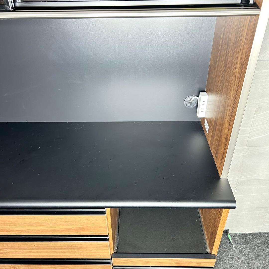 古賀家具 食器棚 幅120cm サンタナ 完成品 キッチンボード d5122