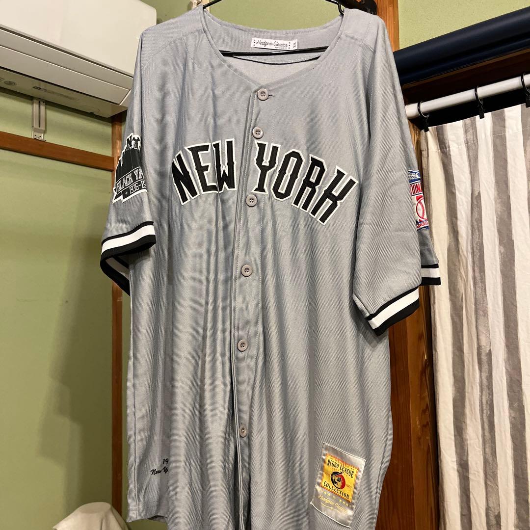 ニューヨーク ロゴ ベースボールシャツ3XL