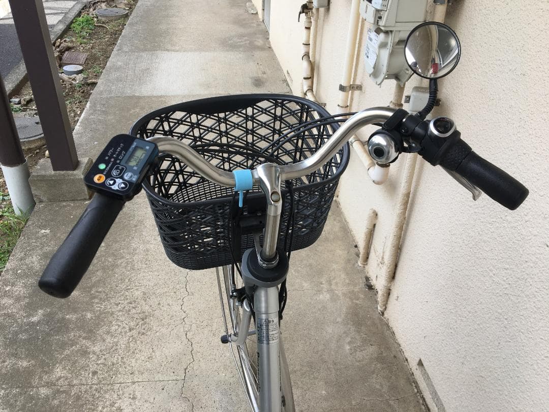 【直接引き取り】PANASONIC 電動アシスト自転車 バスケット付き
