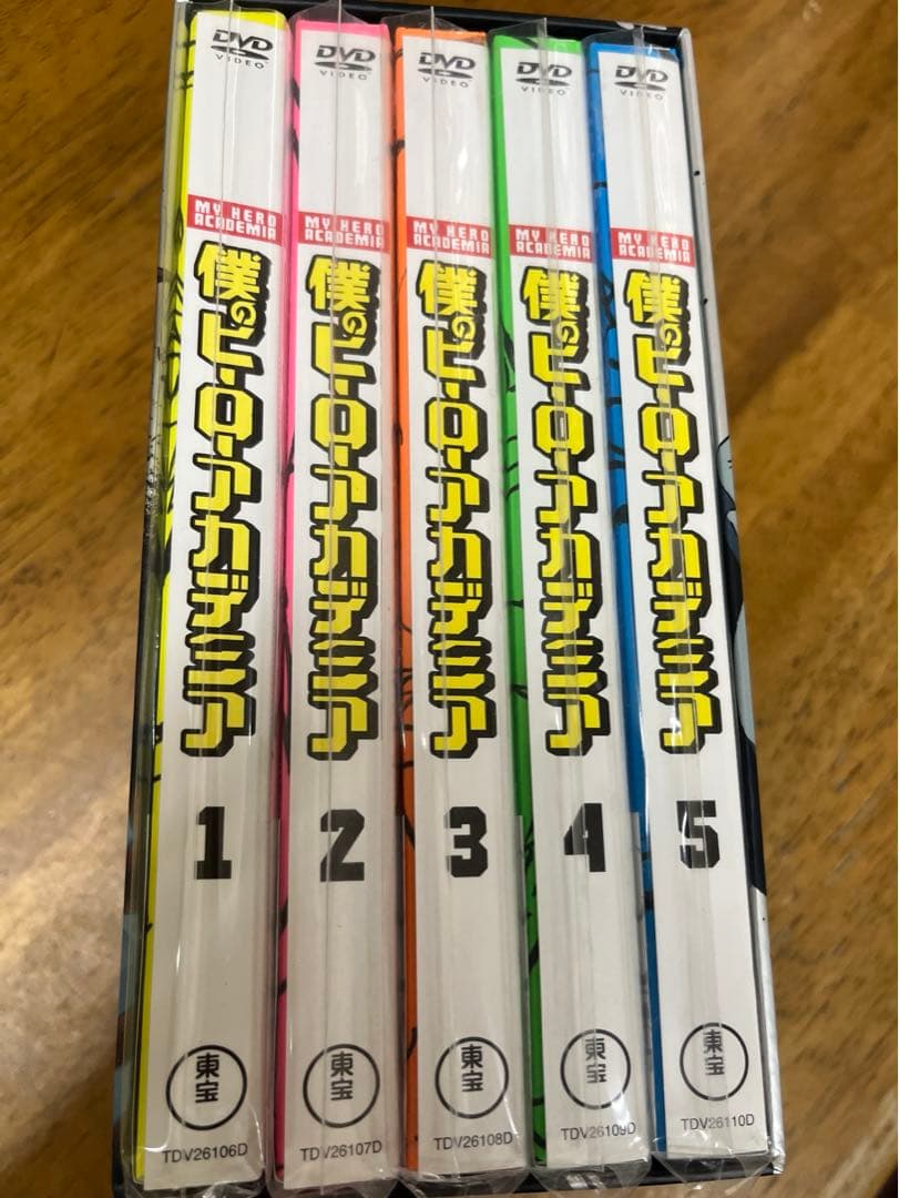 DVD　僕のヒーローアカデミア 初回生産限定版 全5巻セット　dvd box付