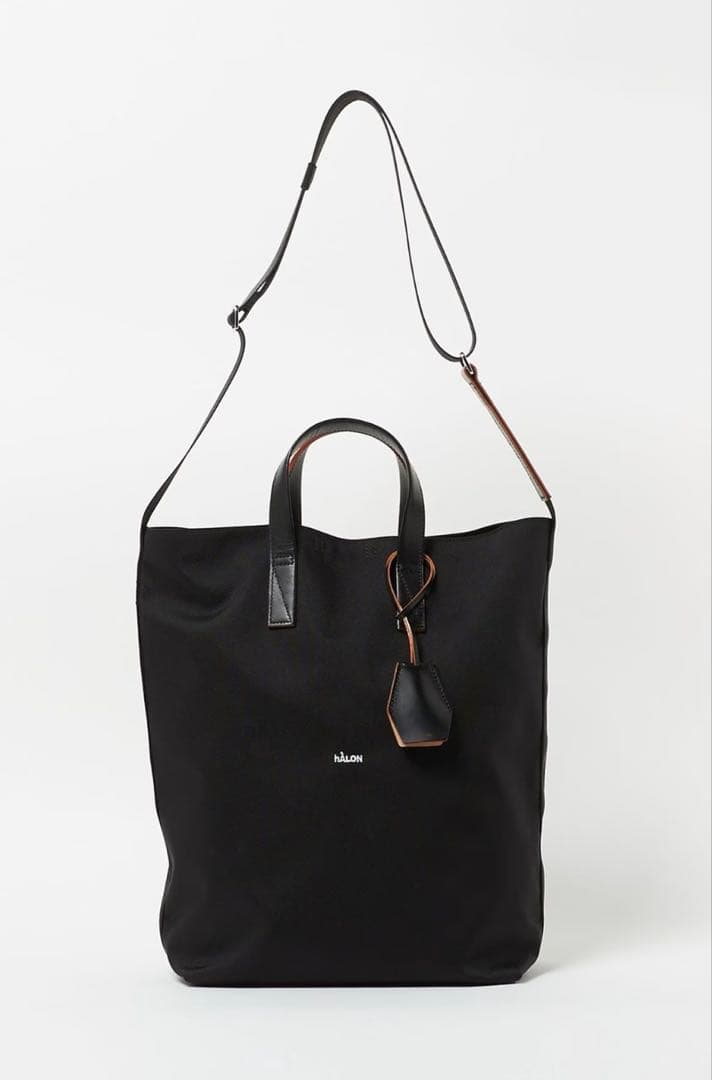 HALON ブラック トートバッグ