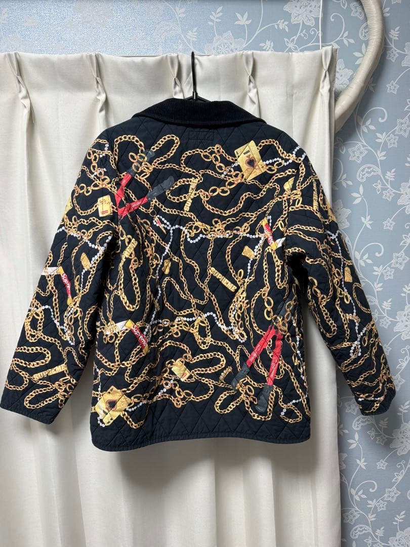 Supreme Chains Quilted Jacket キルティングSサイズ
