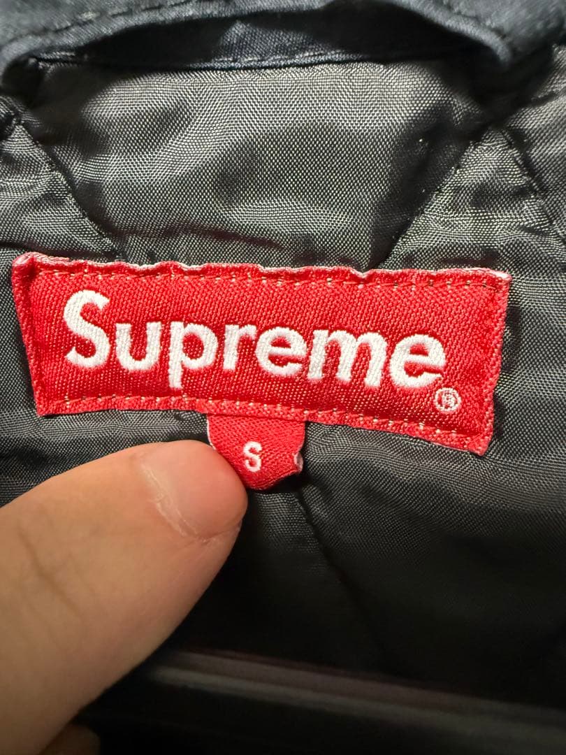 Supreme Chains Quilted Jacket キルティングSサイズ