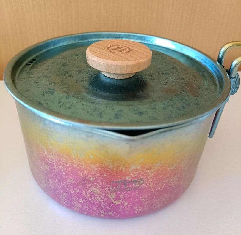 【新品未使用品】TiToTitanium可愛らしい鍋1l