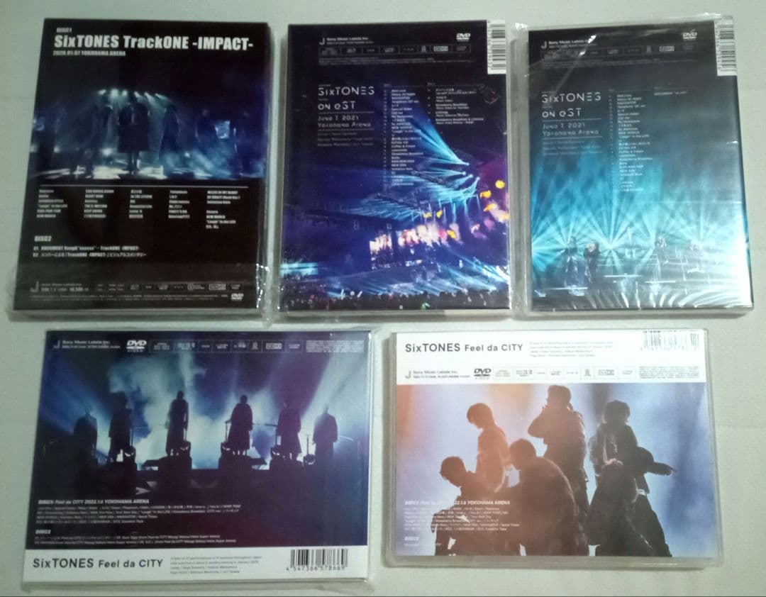 SixTONES DVD まとめ売り ツアー ライブ 初回限定盤 通常盤 円盤