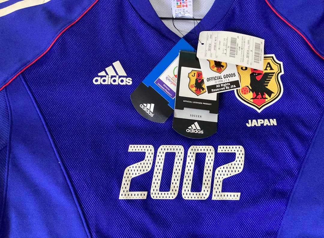 アディダス2002年日韓FIFA ワールドカップ日本代表ユニホーム サイズＭ希少