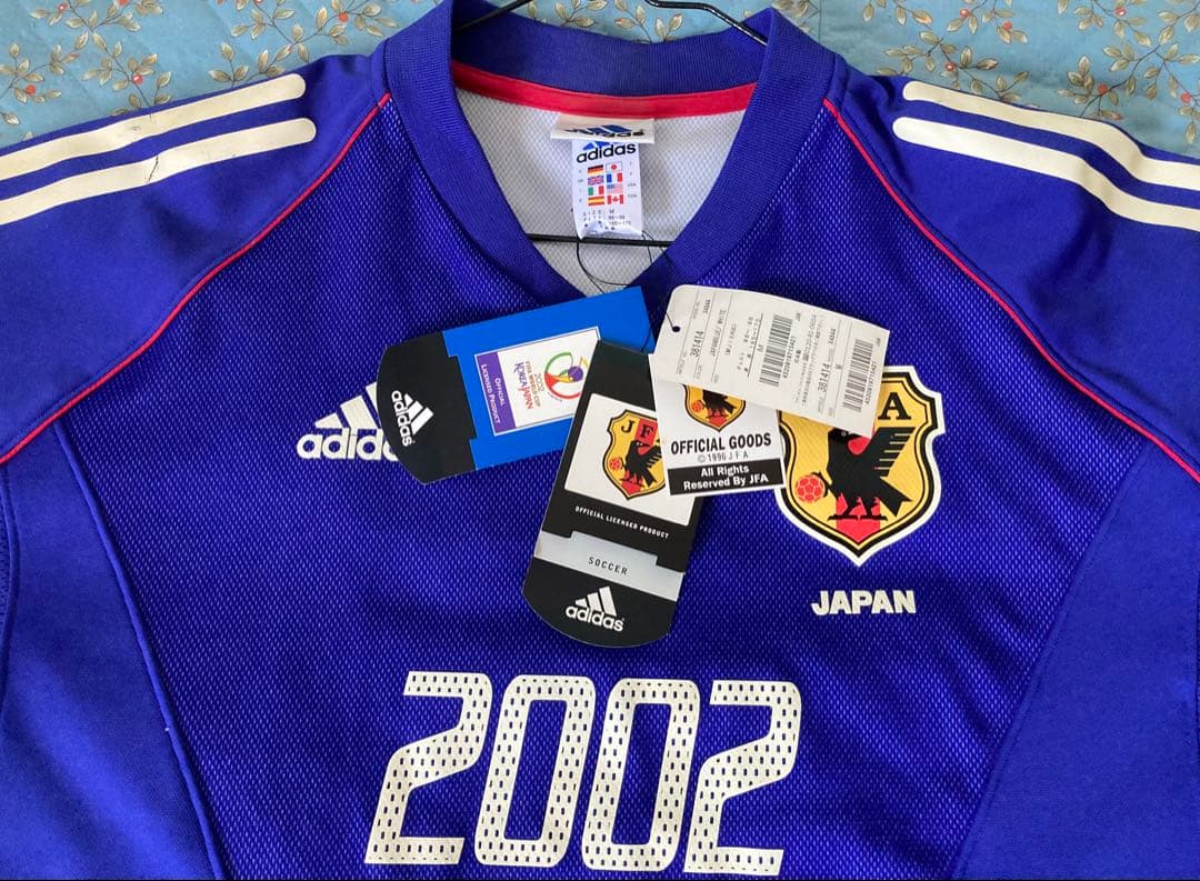 アディダス2002年日韓FIFA ワールドカップ日本代表ユニホーム サイズＭ希少