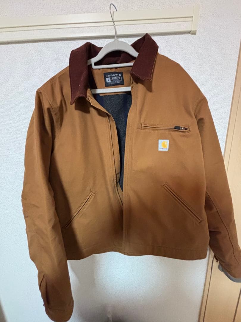 Carhartt ブラウン リラックスフィットジャケット L