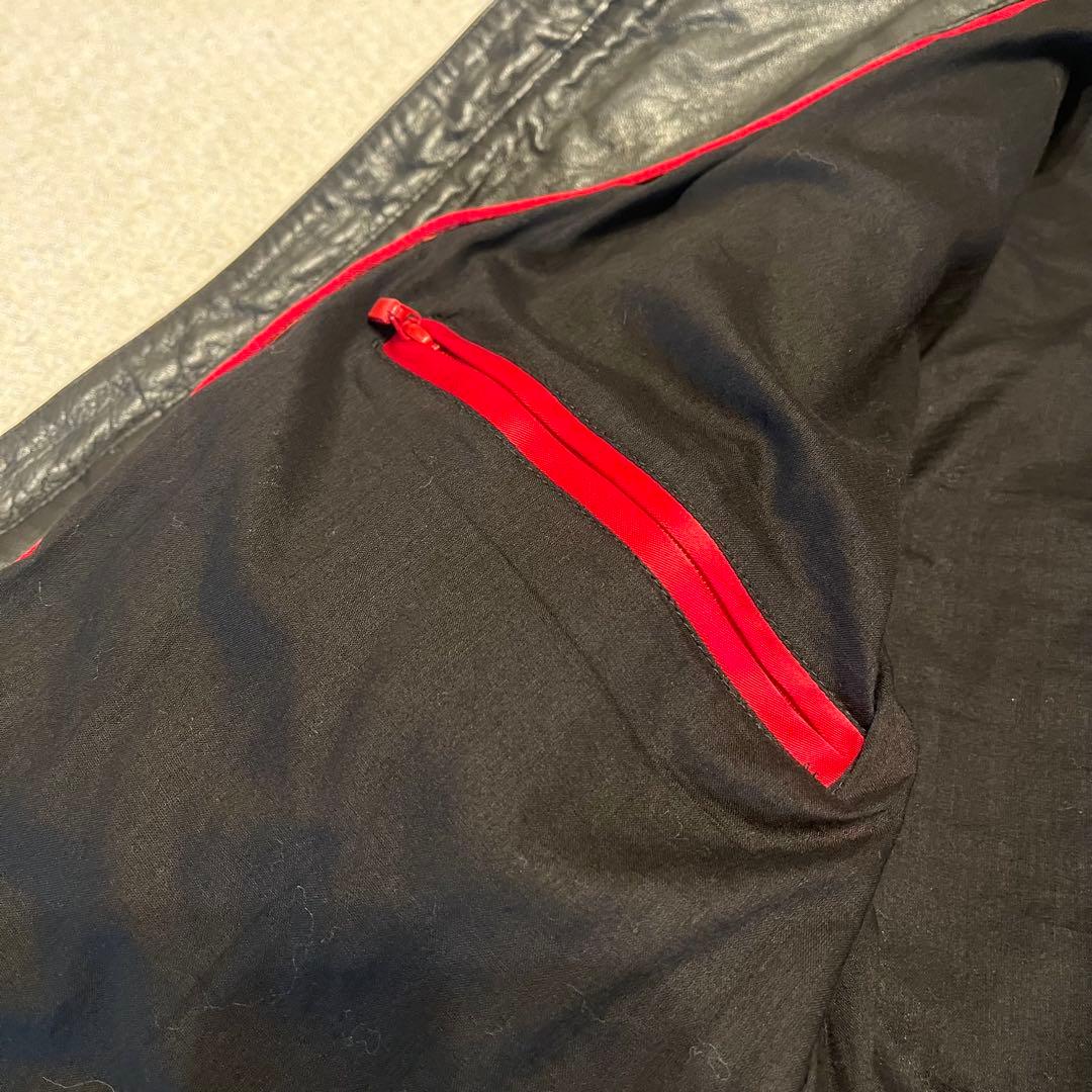 ［美品］HUGO BOSS レザージャケットライダースXL BL 牛革