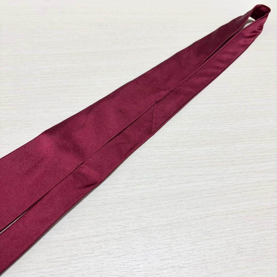 Yves Saint Laurent イブサンローラン YSLロゴ 無地ネクタイ