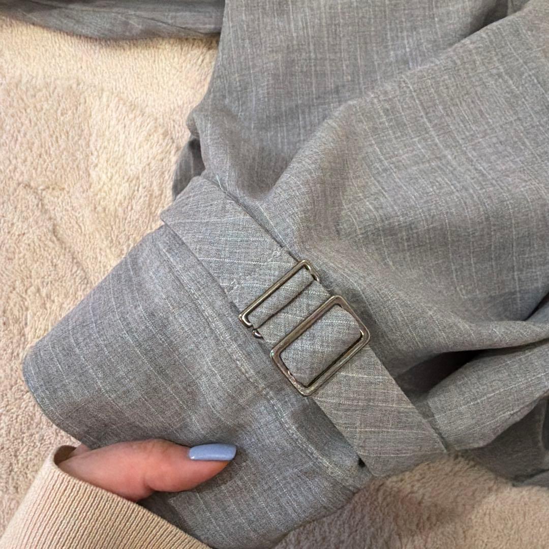 メゾンスペシャル x ZARA ストライプネクタイシャツ