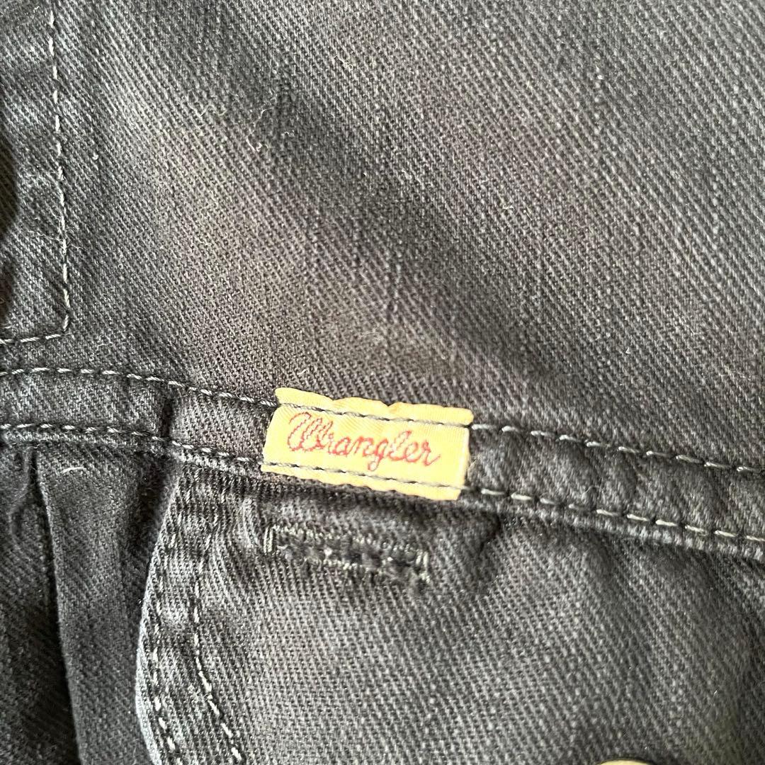 古着 60's ラングラー 66MJZ ブラック デニム ジャケット レプリカ