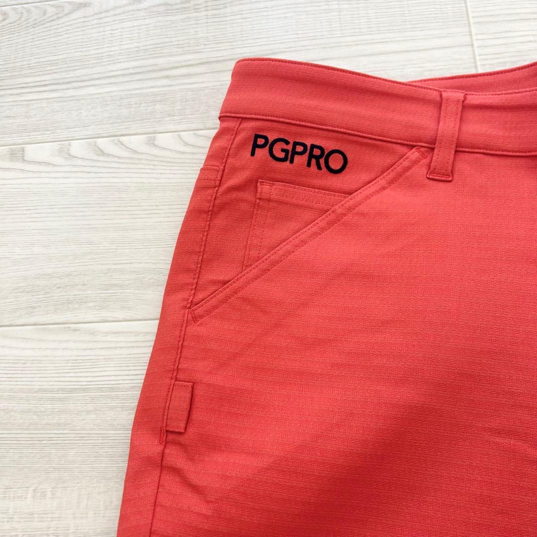 新品　パーリーゲイツ　パンツ　ストレッチ　春夏用　オレンジ　サイズ6