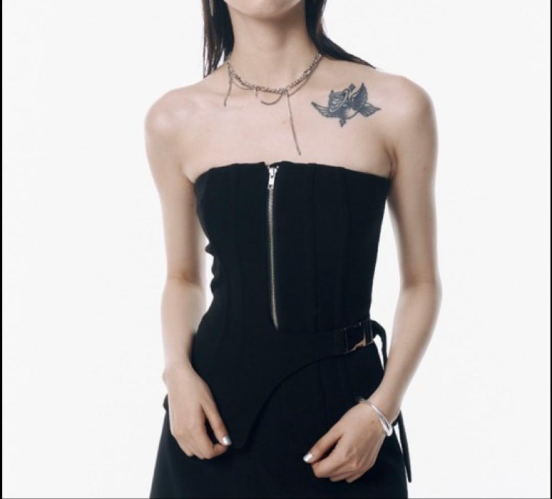未使用品 美品 JOSE MOON ジップアップ ビスチェ 38