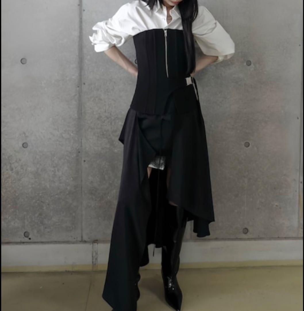 未使用品 美品 JOSE MOON ジップアップ ビスチェ 38