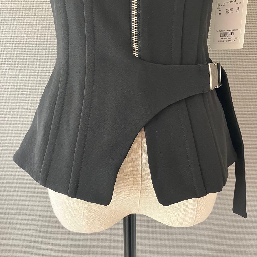未使用品 美品 JOSE MOON ジップアップ ビスチェ 38