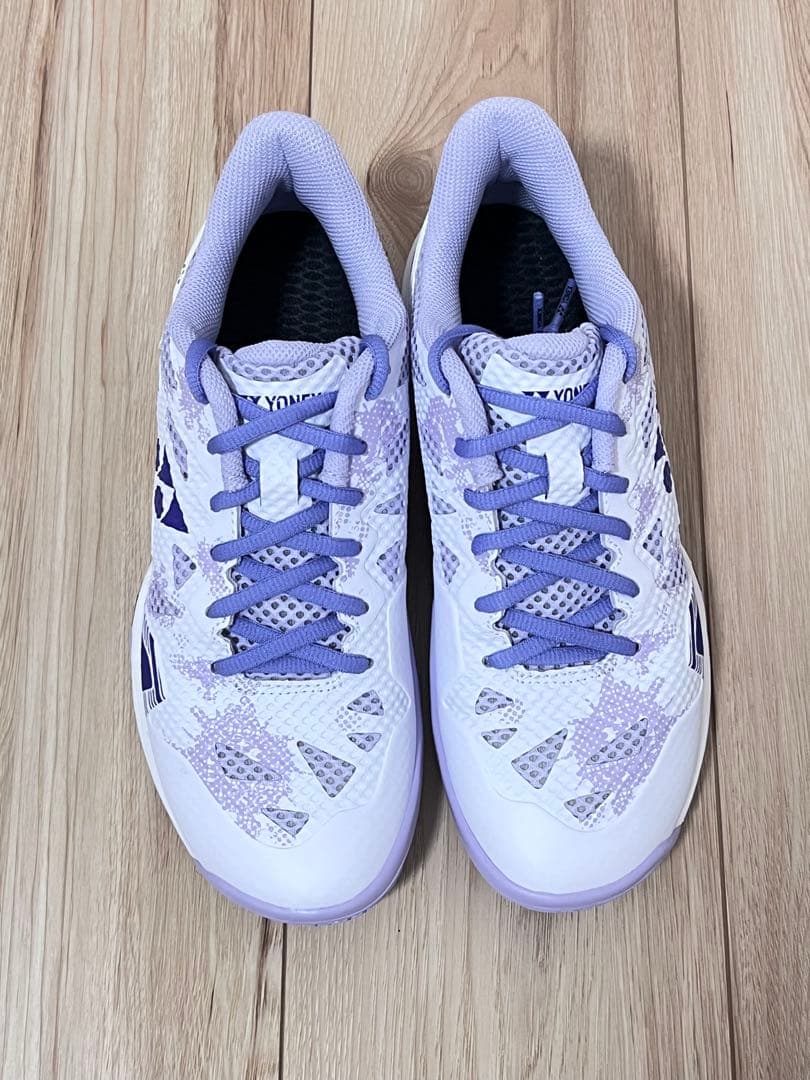 YONEX バドミントンシューズ パープル　24.5cm