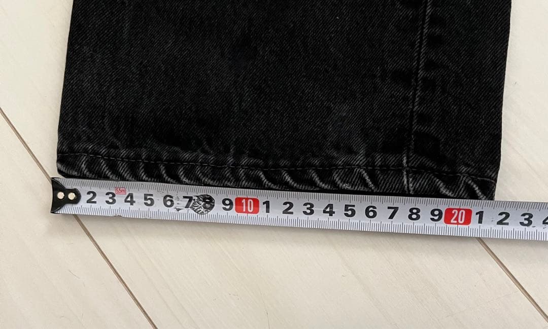 【希少】(90’s)USA製 リーバイス 501 先染め ブラックデニム W38