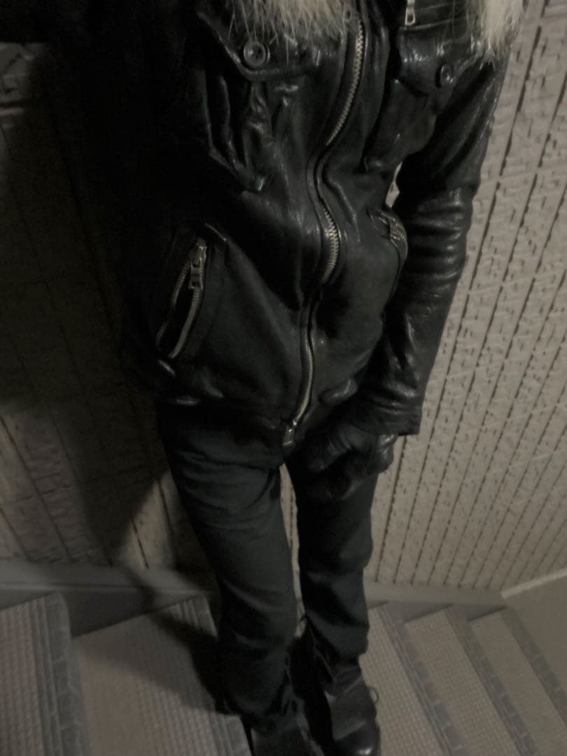 酢*様 Baffalo Bobs gimmick leather jacket
