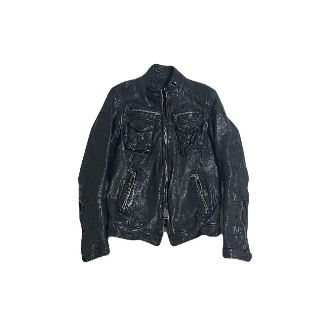 酢*様 Baffalo Bobs gimmick leather jacket