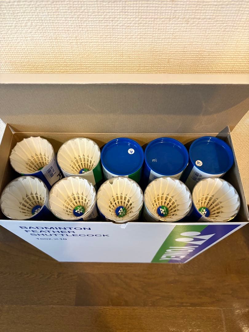 YONEX　中古シャトル　127個　折れ０〜１本