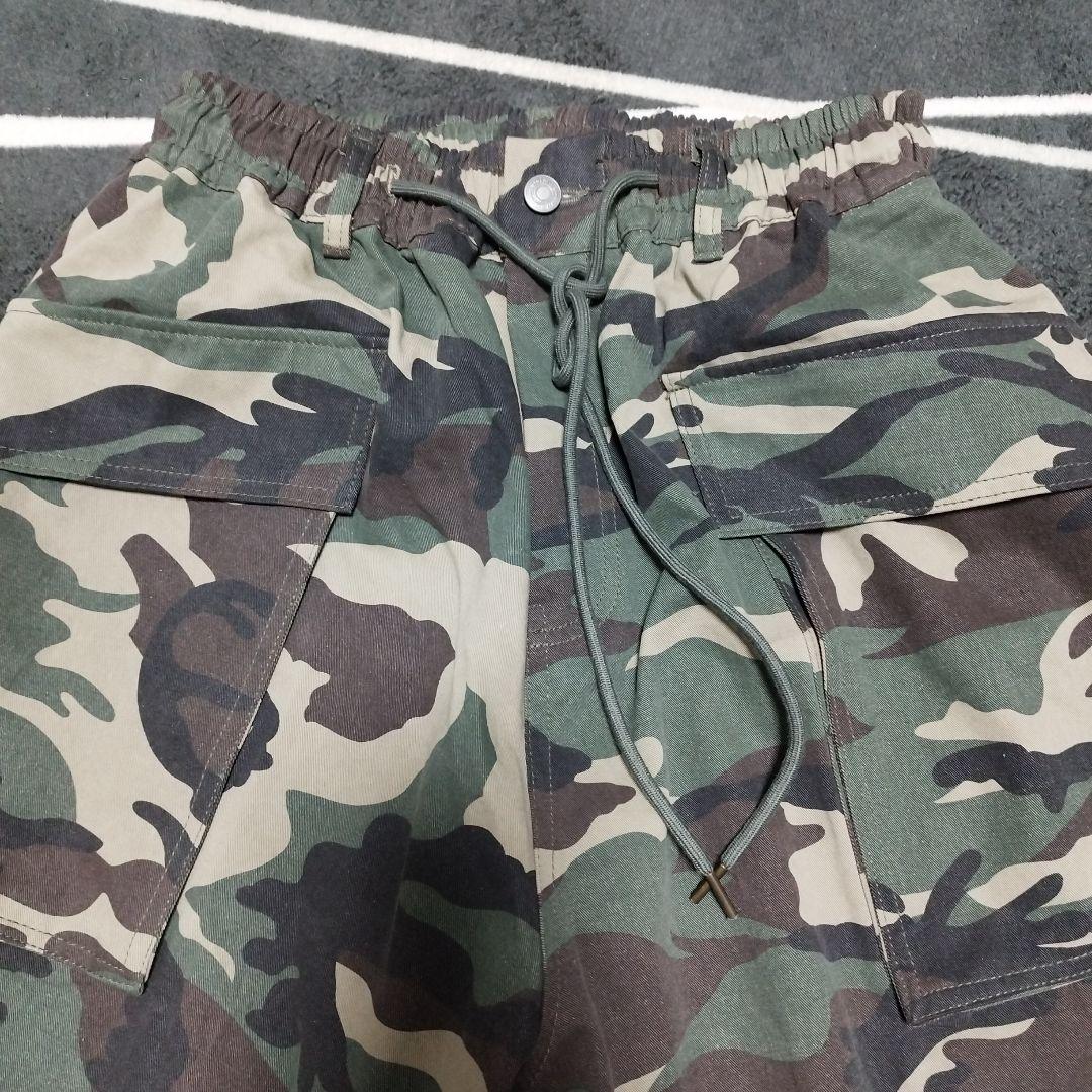 otherfits カーゴパンツ 迷彩 カモ柄 musinsa ドローコード付き