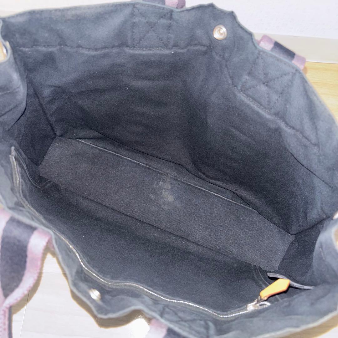 ケ*ウ様 【本物】エルメス トートバッグ フールトゥMM キャンバス 黒 ビジネ