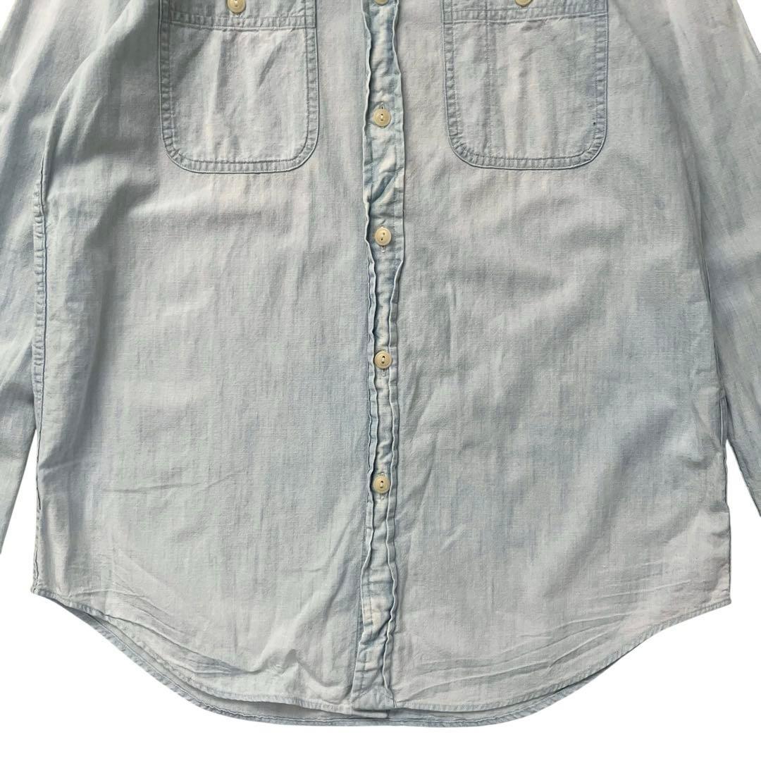 POLO Ralph Lauren　ポロベア　デニムシャツ　シャンブレー　S