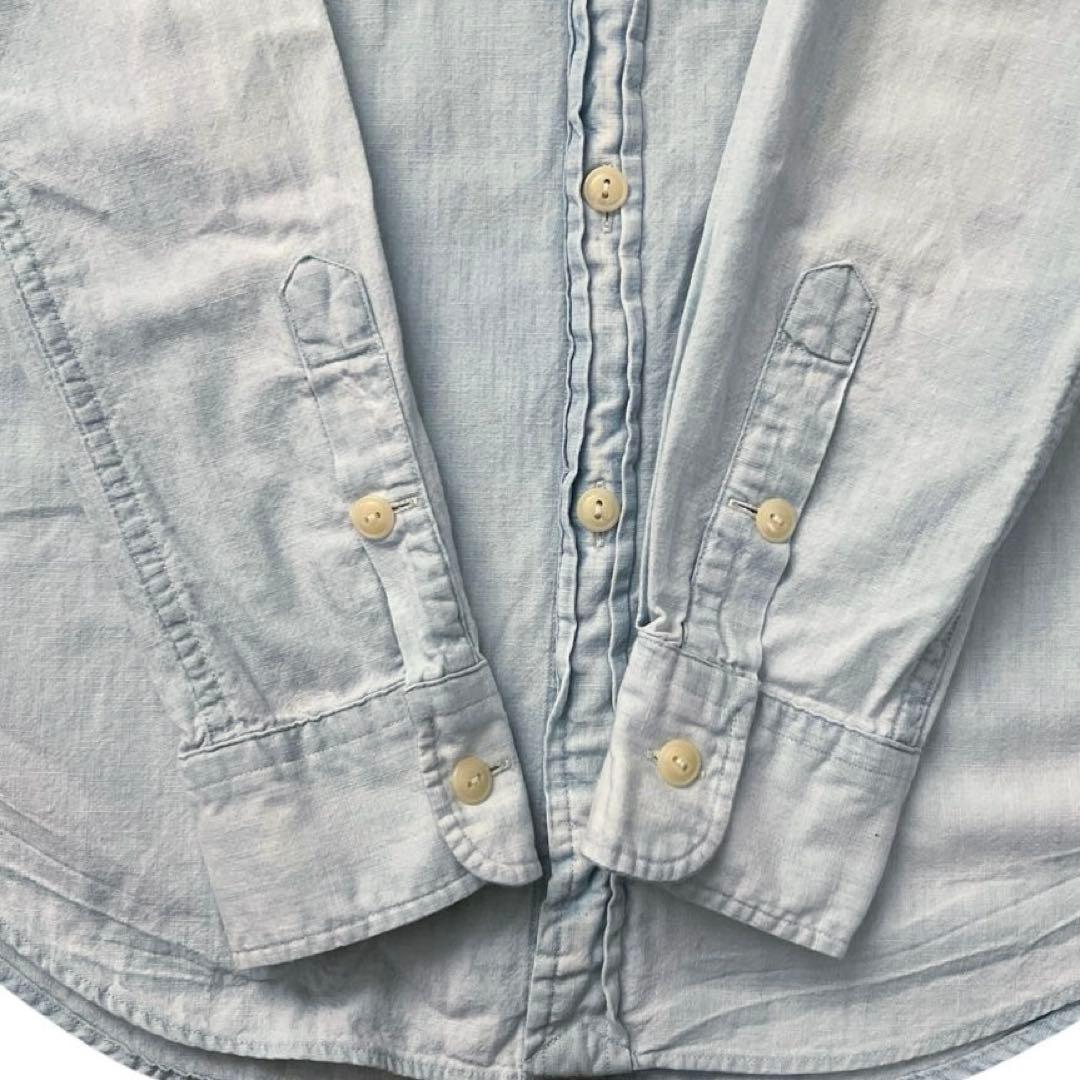 POLO Ralph Lauren　ポロベア　デニムシャツ　シャンブレー　S
