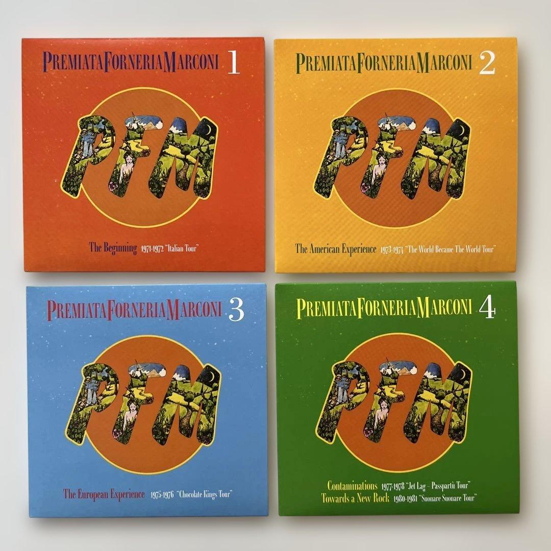 PFM/ライヴ・ヒストリー1971～1981 紙ジャケSHM-CD4枚組ボックス