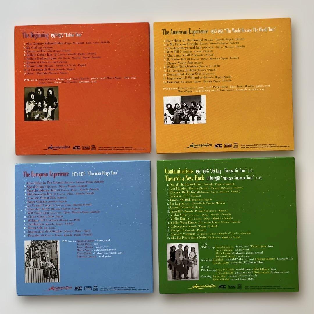 PFM/ライヴ・ヒストリー1971～1981 紙ジャケSHM-CD4枚組ボックス