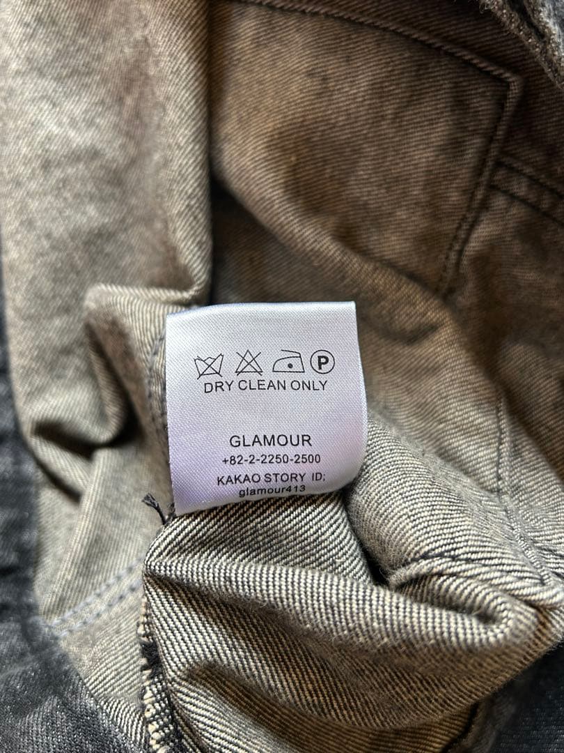 常田大希着用　GLAMOUR デニムセットアップ　韓国　グランジ