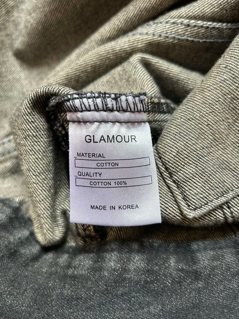 常田大希着用　GLAMOUR デニムセットアップ　韓国　グランジ