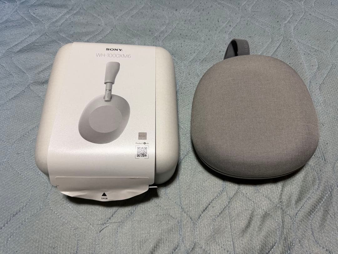SONY WH-1000XM6 ワイヤレスヘッドホン　プラチナシルバー