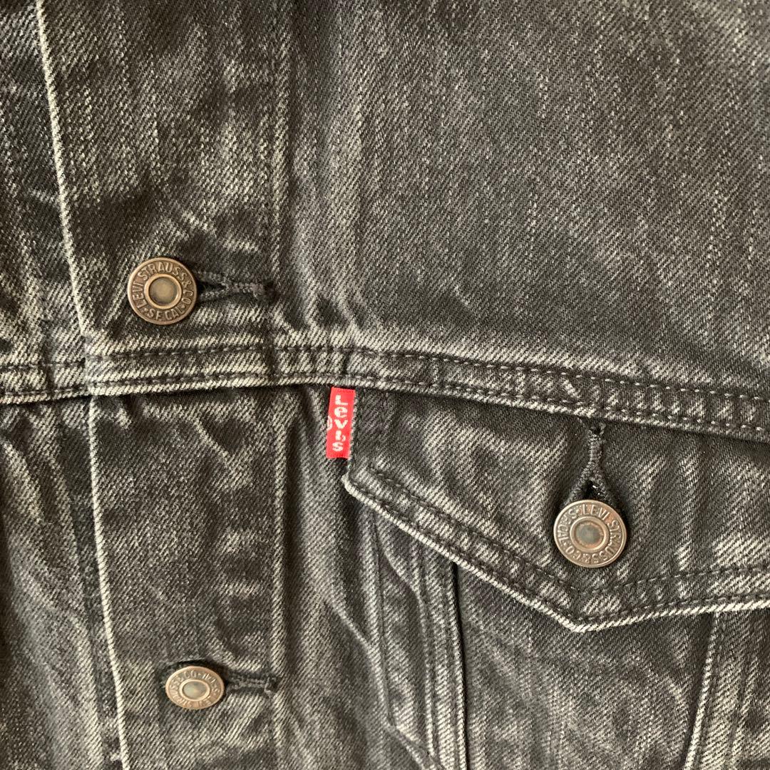 希少✨リーバイスLevi's ブラック フェード　デニムジャケット　サイズL