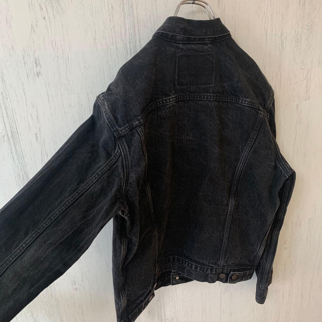 希少✨リーバイスLevi's ブラック フェード　デニムジャケット　サイズL