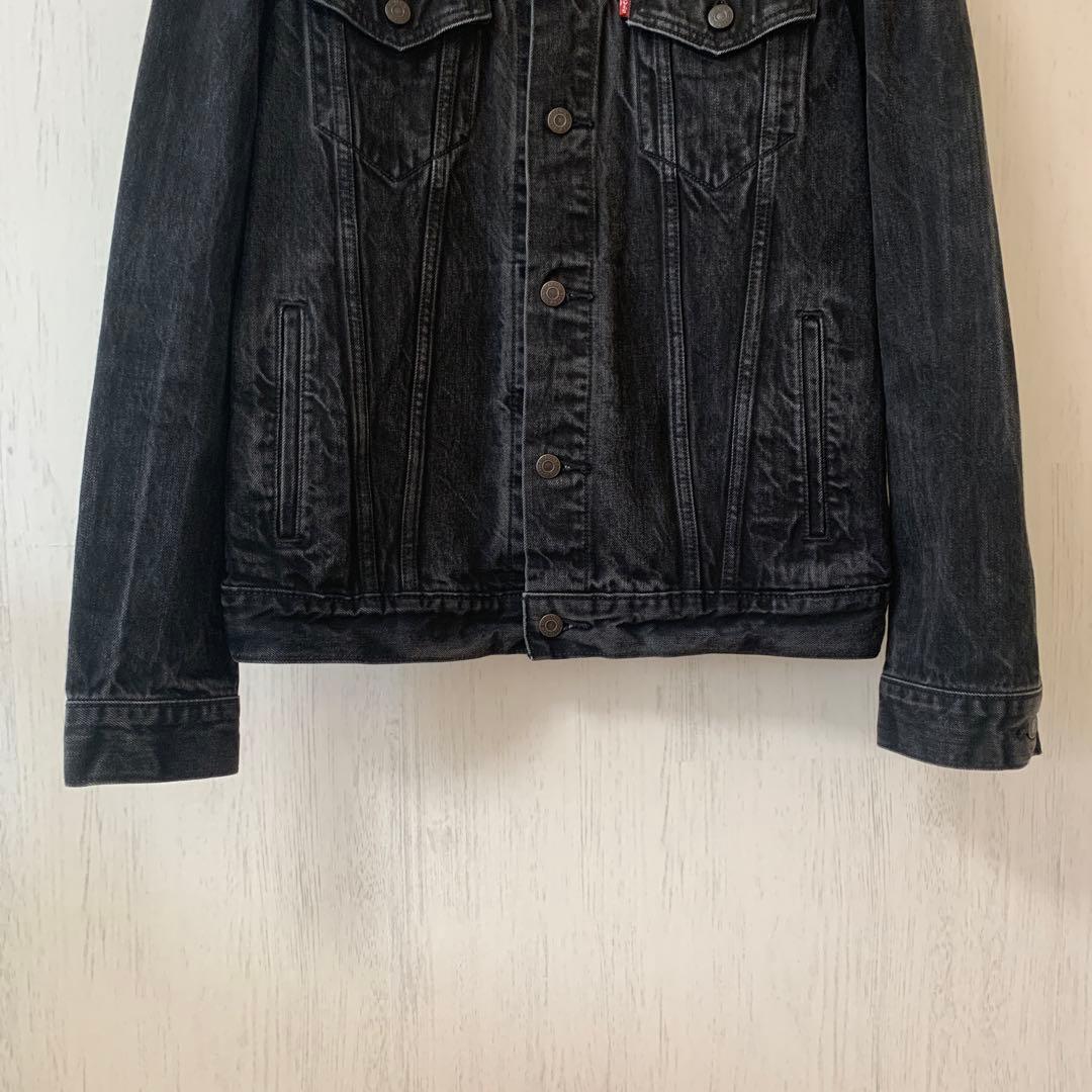 希少✨リーバイスLevi's ブラック フェード　デニムジャケット　サイズL