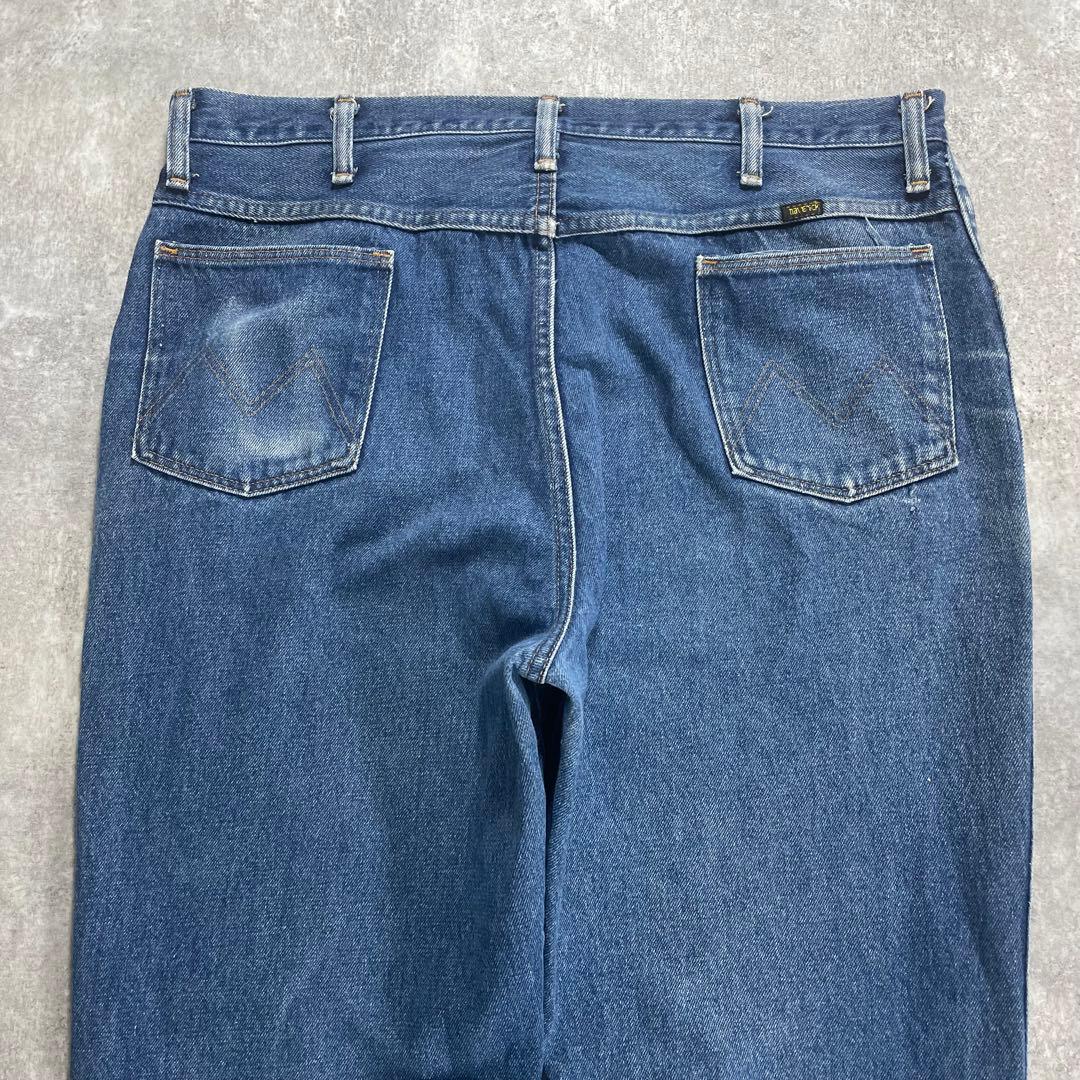 70s USA製 MAVERICK デニムパンツ W40 TALONZIP