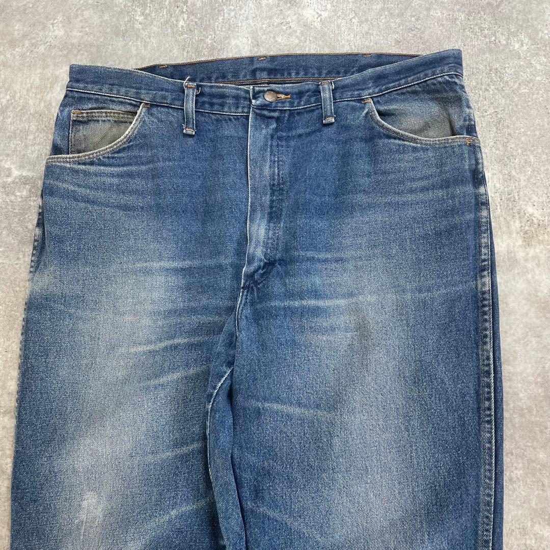 70s USA製 MAVERICK デニムパンツ W40 TALONZIP
