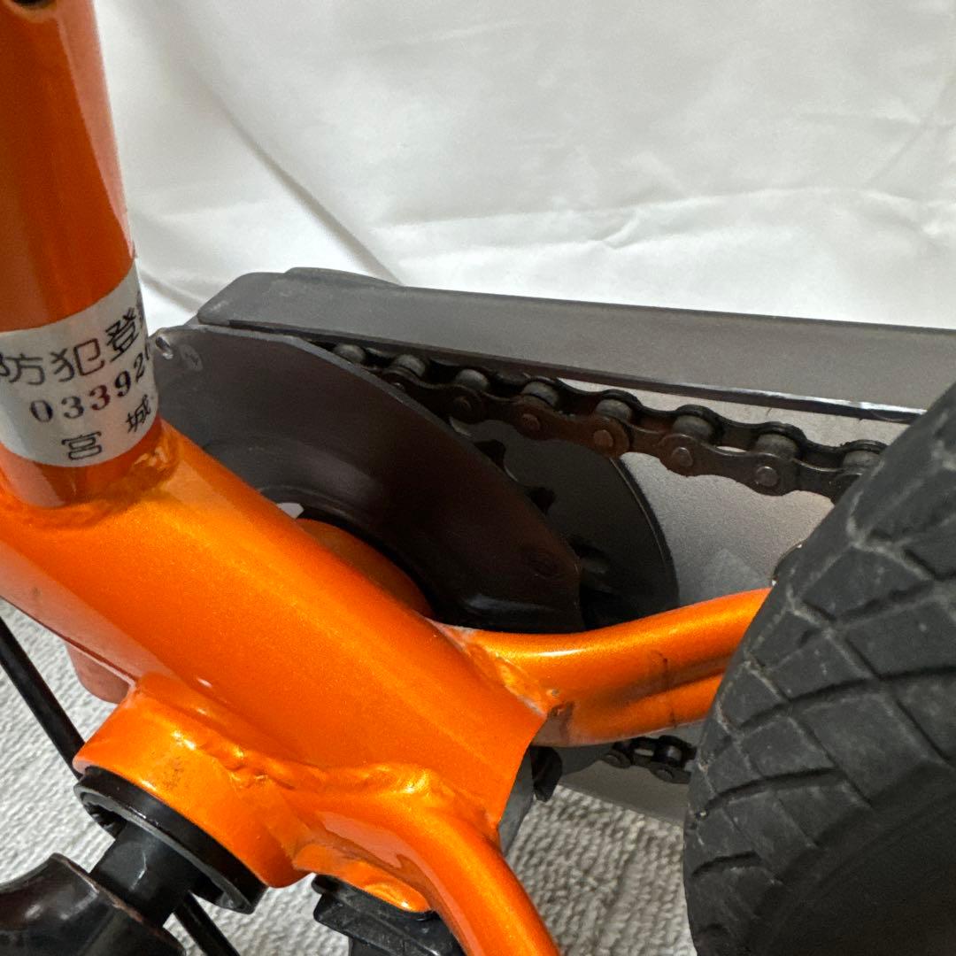 B138 STRIDER ストライダー14X オレンジ ペダル付 スタンド付