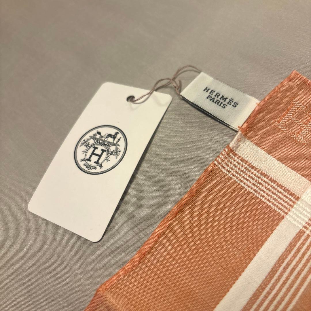 【C】HERMES タオルハンカチとハンカチーフセット プレゼントセット付