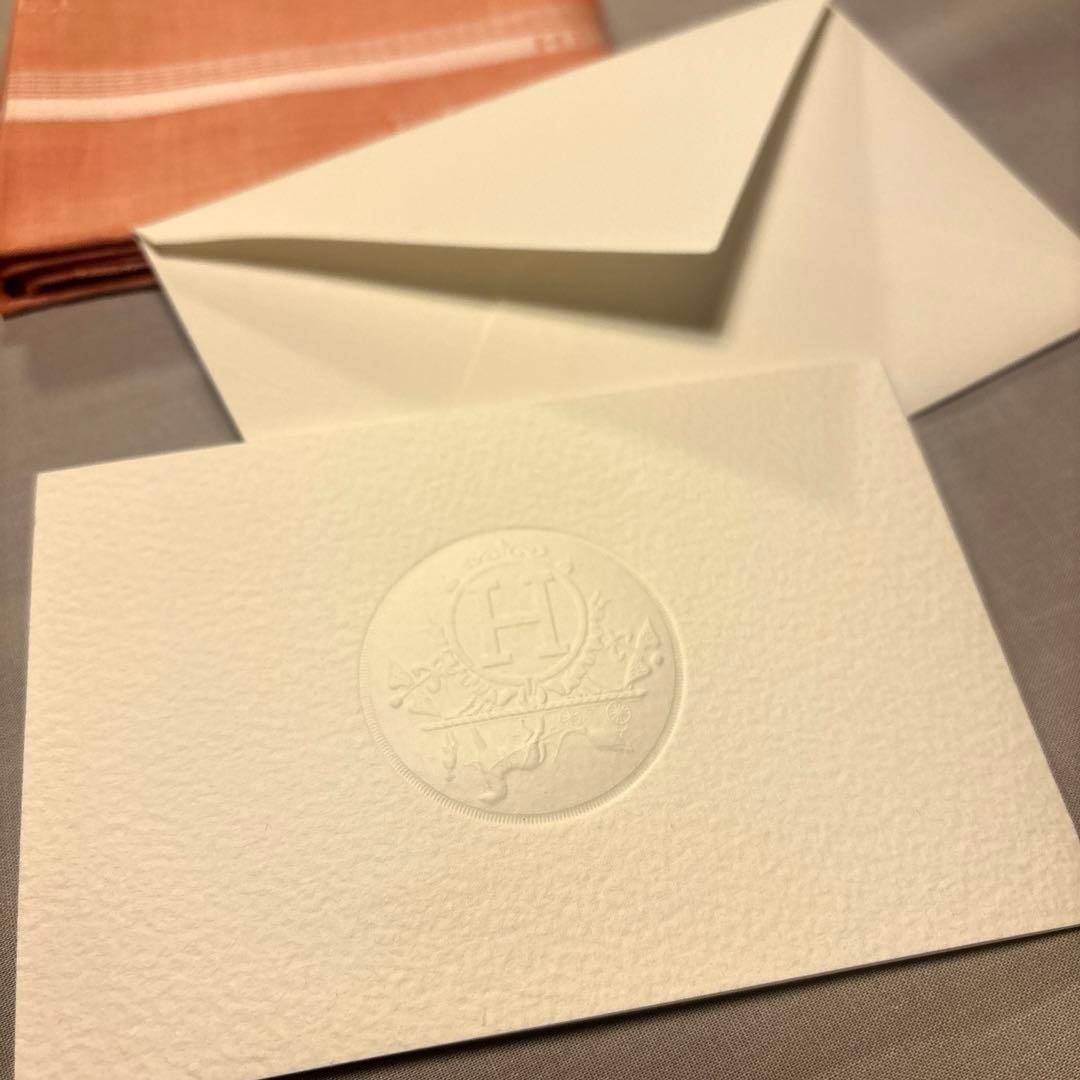 【C】HERMES タオルハンカチとハンカチーフセット プレゼントセット付