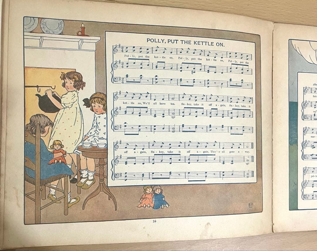 No.364 希少 古書 洋書 絵本 アンティーク 児童書 童謡 マザーグース