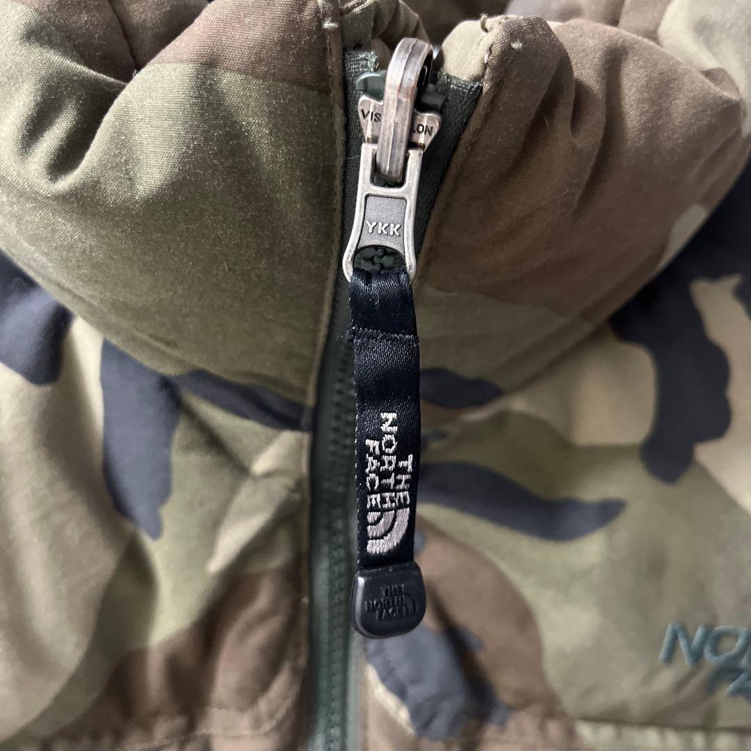 THE NORTH FACE カモフラージュ ダウンベスト迷彩