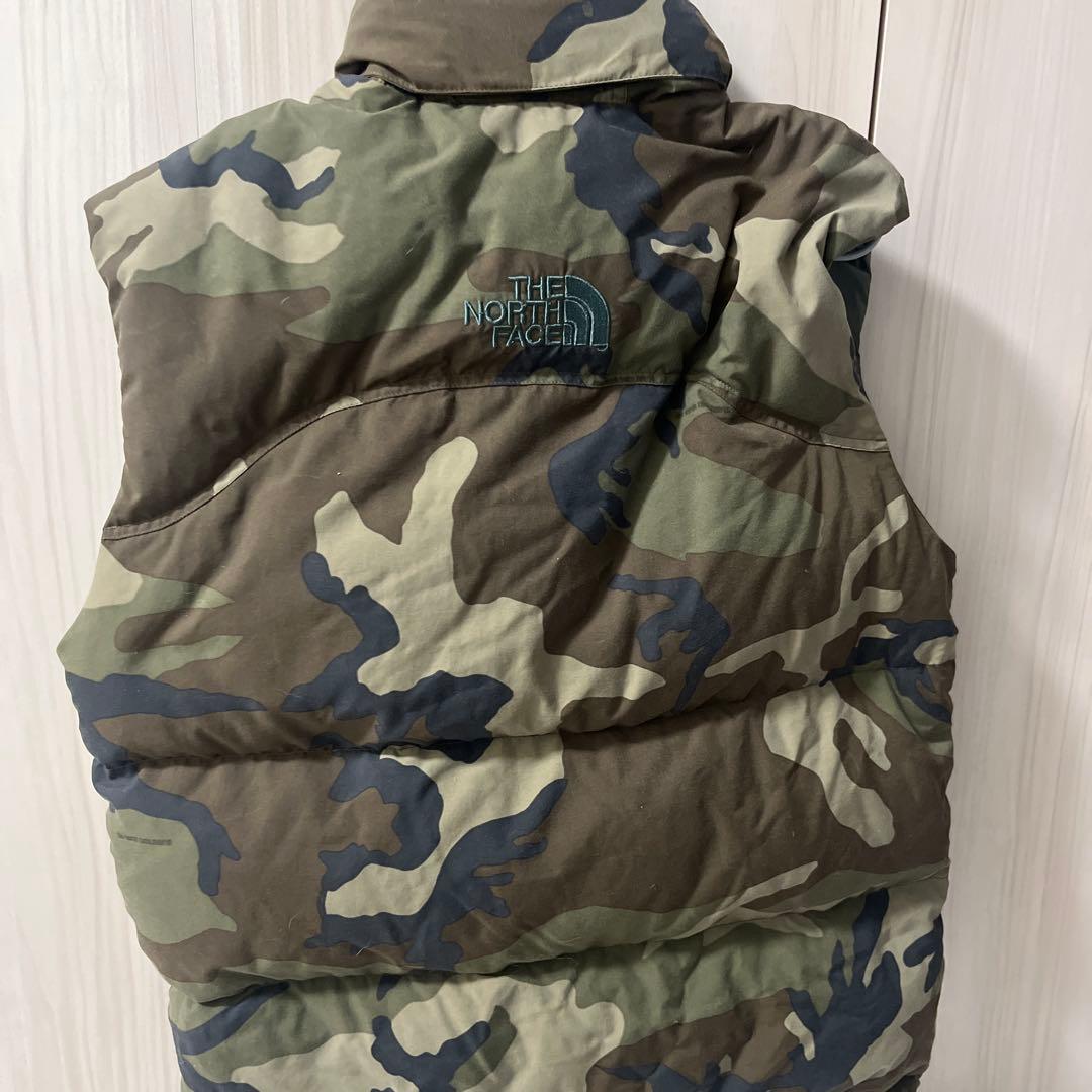 THE NORTH FACE カモフラージュ ダウンベスト迷彩