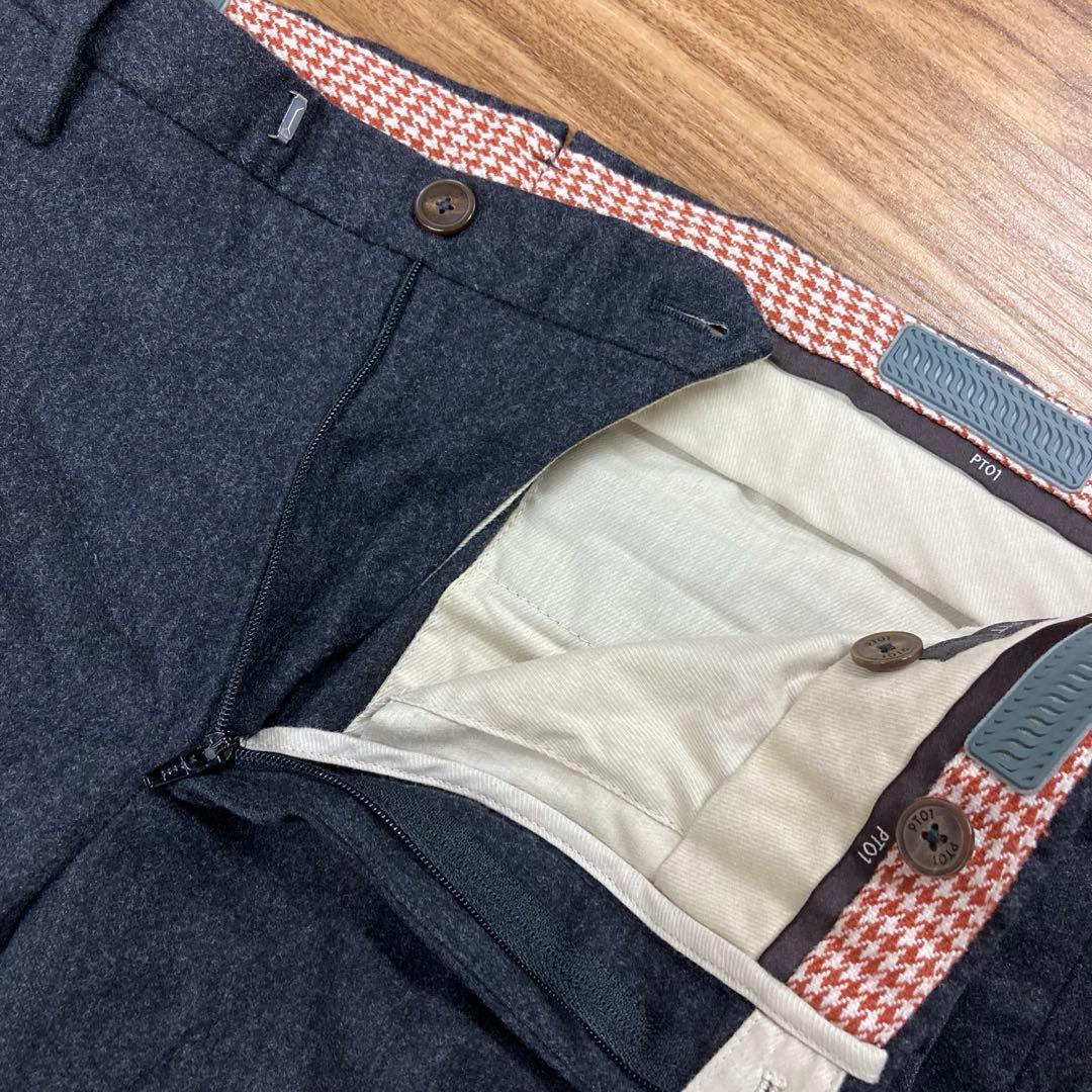 PT01 ピーティーゼロウーノ skinny fit スラックスパンツ