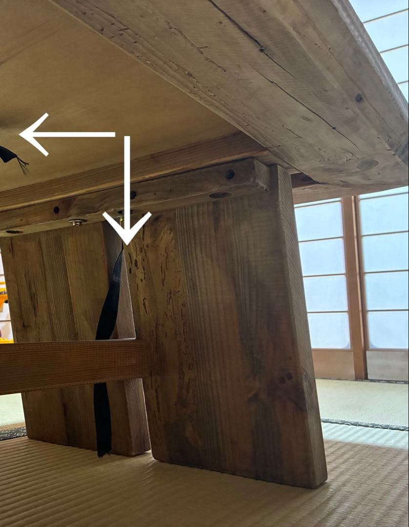 古材　テーブル