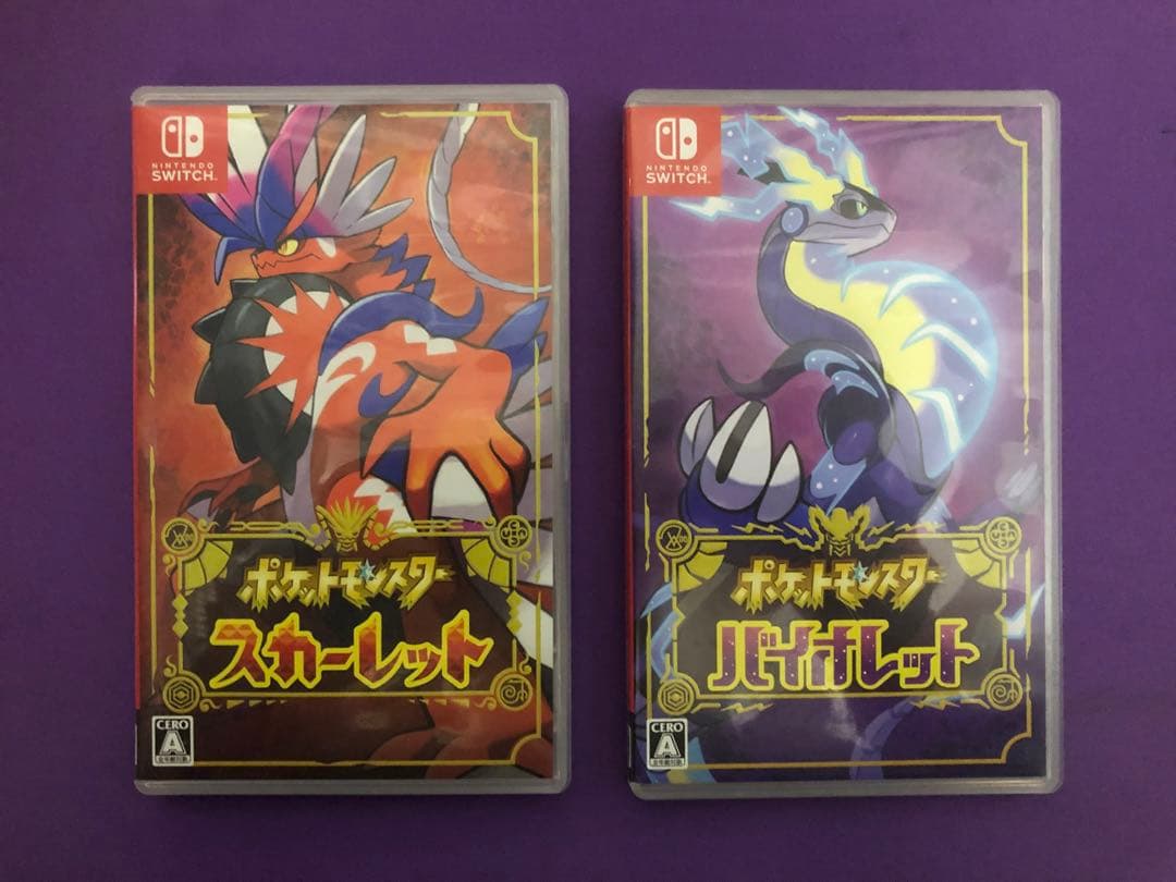 Switchポケットモンスタースカーレットバイオレットダブルパック【動