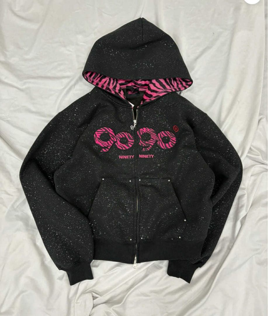 トップス OG Logo Glitter Zip Hoodie
